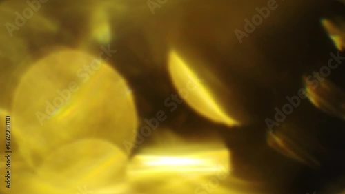 Luxury Gold Particles Shimmering Light Motion Backdrop Loop.