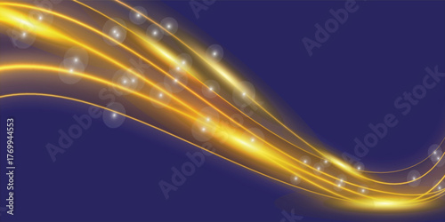 creative golden sunlight,Abstract sun burst ,digital lens flare on black background for overlay. creative