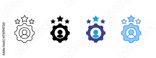 Expert  icon set multiple style collection