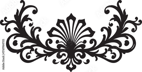 Elegant Floral Decorative Design for Invitations, Greeting Cards, and Posters 