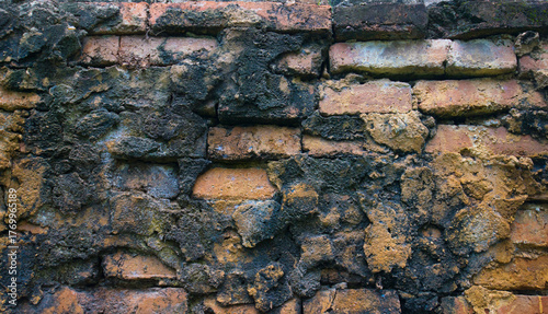 Old brick wall texture background.