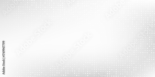 Dotted transparant silver mesh foil background with metal mirror texture. Chrome gradient surface abstract modern art simple