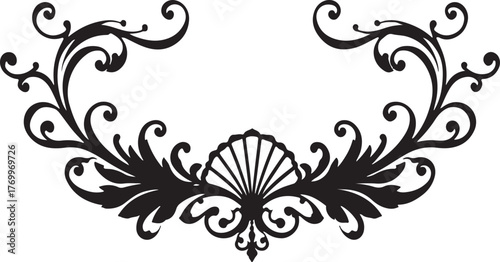 Elegant Floral Decorative Design for Invitations, Greeting Cards, and Posters 