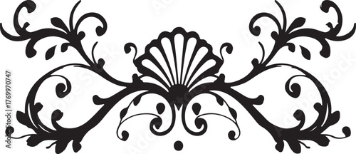 Elegant Floral Decorative Design for Invitations, Greeting Cards, and Posters 