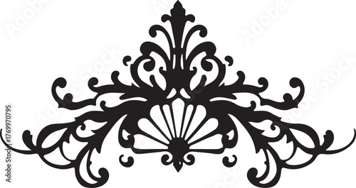 Elegant Floral Decorative Design for Invitations, Greeting Cards, and Posters 