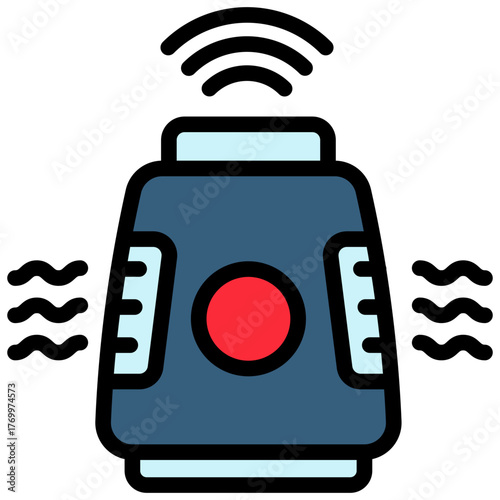Air Purifier Mini Illustration Icon. Use For Modern Concept, Print, Ui, Ux Kit, Web And App Development. Vector Related To Technology, Smart Home And More