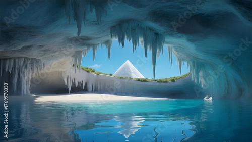 winter landscape with snow covered bridge view nature image