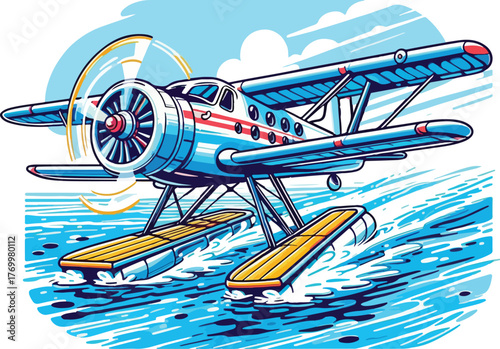 Kind of propeller airplane