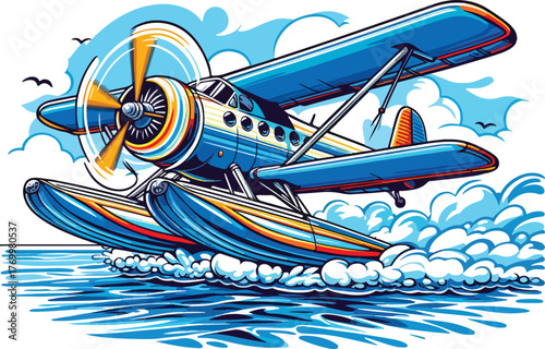 Kind of propeller airplane