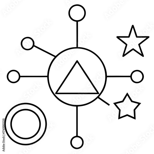 Brand Mood Board Diagrams Transparent Background