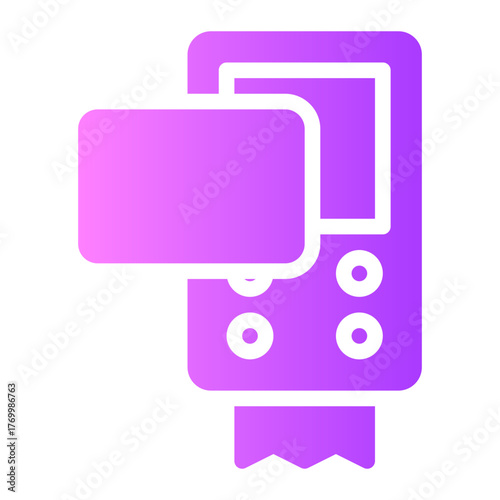 card payment gradient icon
