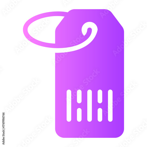 barcode gradient icon