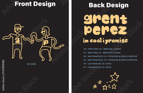 Fiery Slam Dunk Front & Back Print,Talk To Me Nice Tee