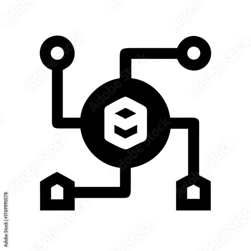 Crypto Matrix Blockchain Grid Network Digital Finance Technology icon set – Crypto, Matrix, Blockchain, Grid, Network, Digital, Finance