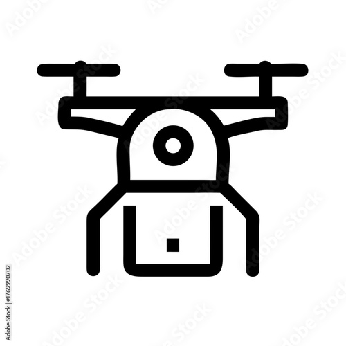 Drone Carrier Transport Logistics Aerial Technology icon set – Drone, Carrier, Transport, Logistics, Aerial, Technology, Delivery