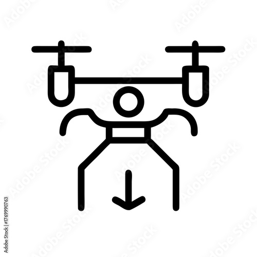 Drone Launch Takeoff Aerial Flight Technology icon set – Drone, Launch, Takeoff, Aerial, Flight, Technology, Navigation