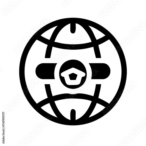 Drone Orb Orbital Sphere Aerial Navigation icon set – Drone, Orb, Orbital, Sphere, Aerial, Navigation, Technology