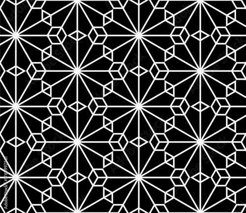 seamless geometric backdound. abstract fabric background