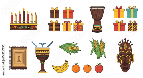 Kwanzaa Celebration Elements African Heritage & Cultural Symbols