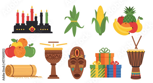 Celebrating Kwanzaa Festive Symbols and Traditional Elements