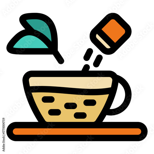 Herbal tea icon