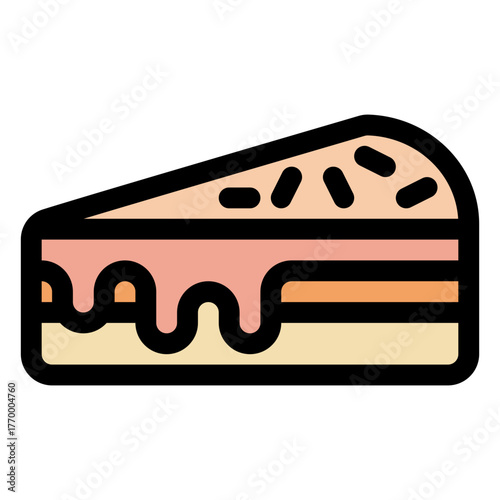 Cake slice icon
