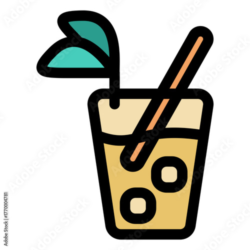 Ice tea icon