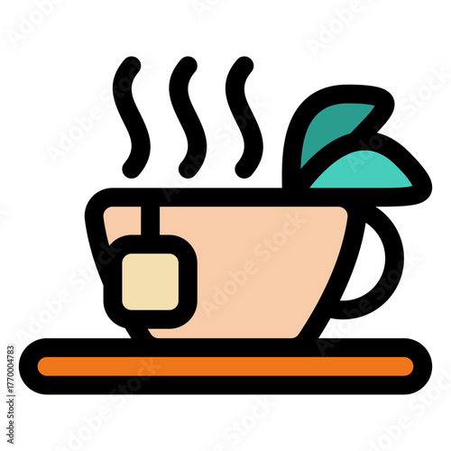 Hot tea icon