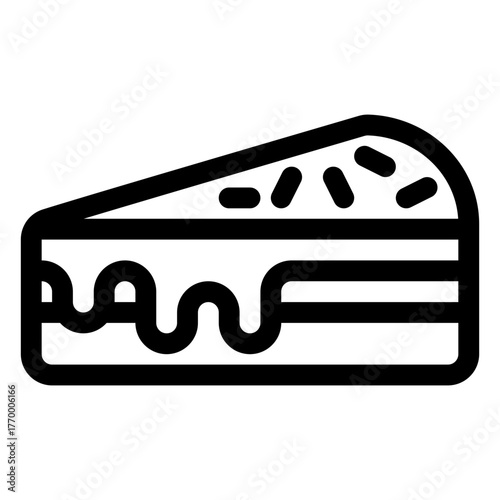 Cake slice icon