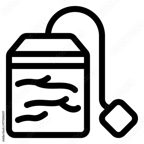 Tea bag icon