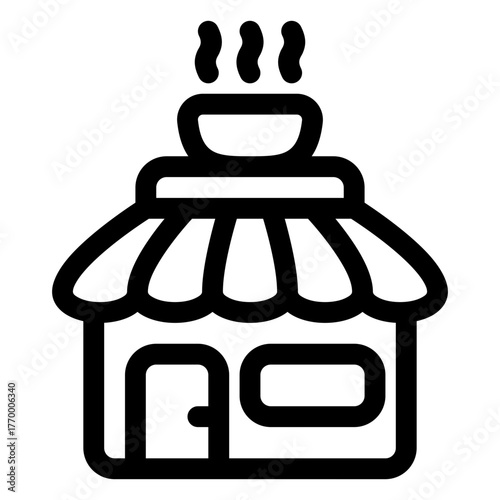 Tea shop icon