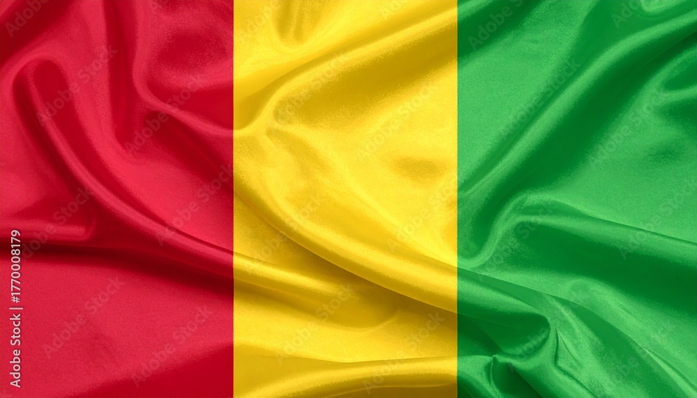 Obraz premium Mali flag colors and national symbolism.