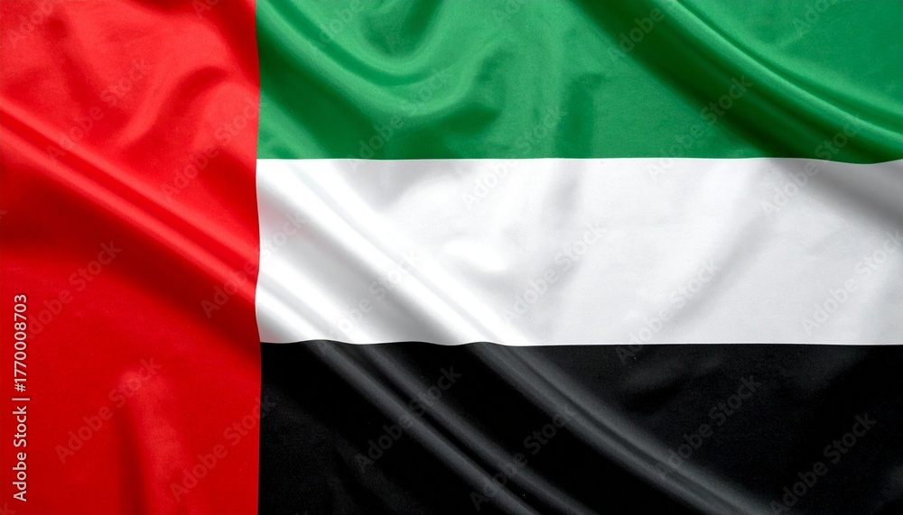 Obraz premium UAE flag colors and Arab symbolism.
