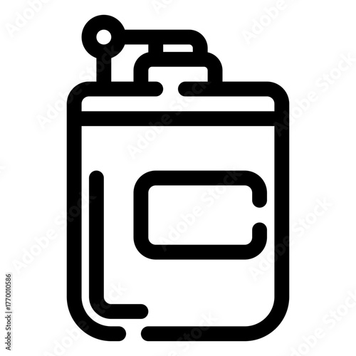 Hip flask icon