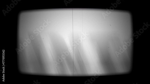 VHS CRT Effect video overlay with noise, scratches and dust animation. 4k video.