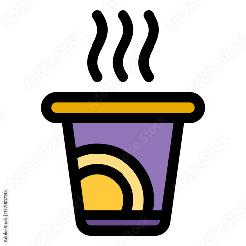 Hot cup icon