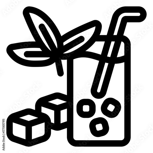 Iced tea icon