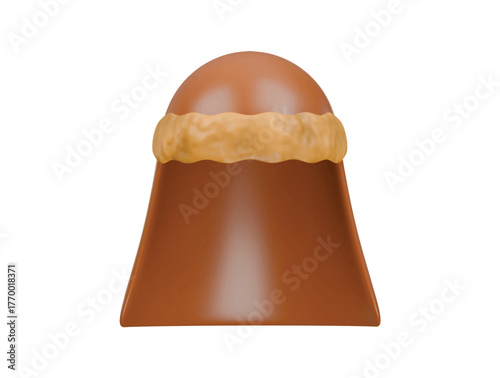 earflaps icon 3d illustration render