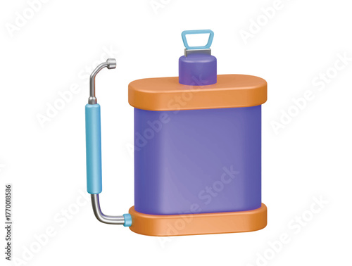pesticide spray icon 3d illustration render