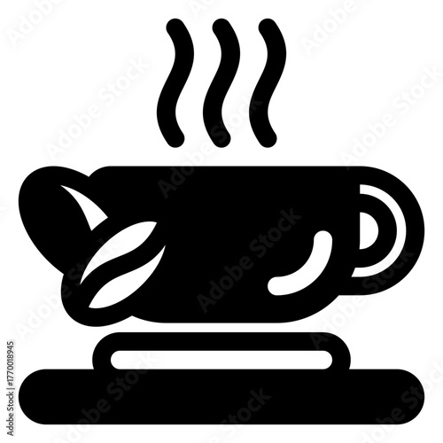 Hot coffee icon