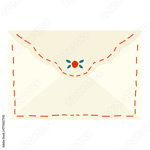 Hand Drawn Letter Envelope Illustration