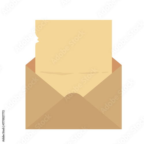 Hand Drawn Letter Envelope Illustration