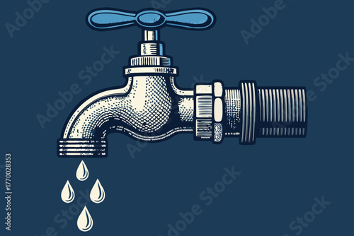 -macro-shot-of-nutrient-flow-control-valve-drippin.eps