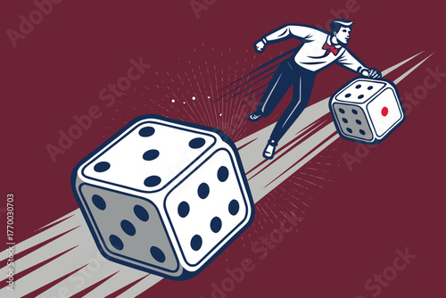 Extreme close-up perspective of a gamer's hands rolling polyhedral dice, focus on texture, vibrant colors, shallow depth of field.