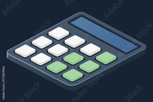 Extreme macro detail on calculator screen, negative numbers displayed, sharp focus, digital display.