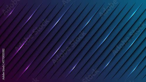 Diagonal dark blue and purple abstract background with glowing lines