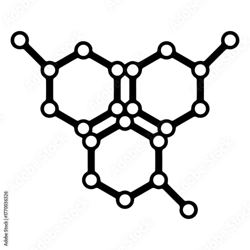 Molecular structure icon