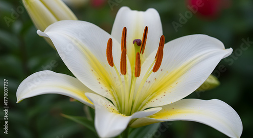pink and white dahlia