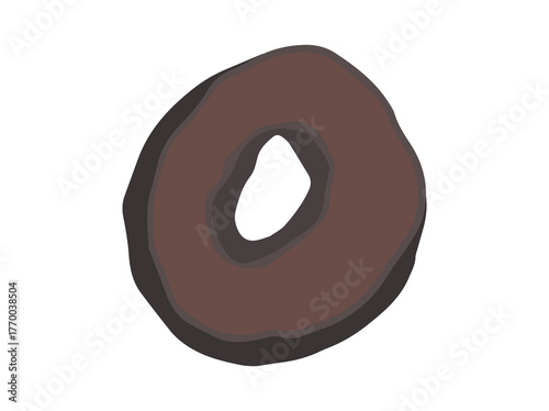 Black Olives for Oil Illustration
