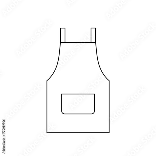 シンプルなエプロンのアイコン